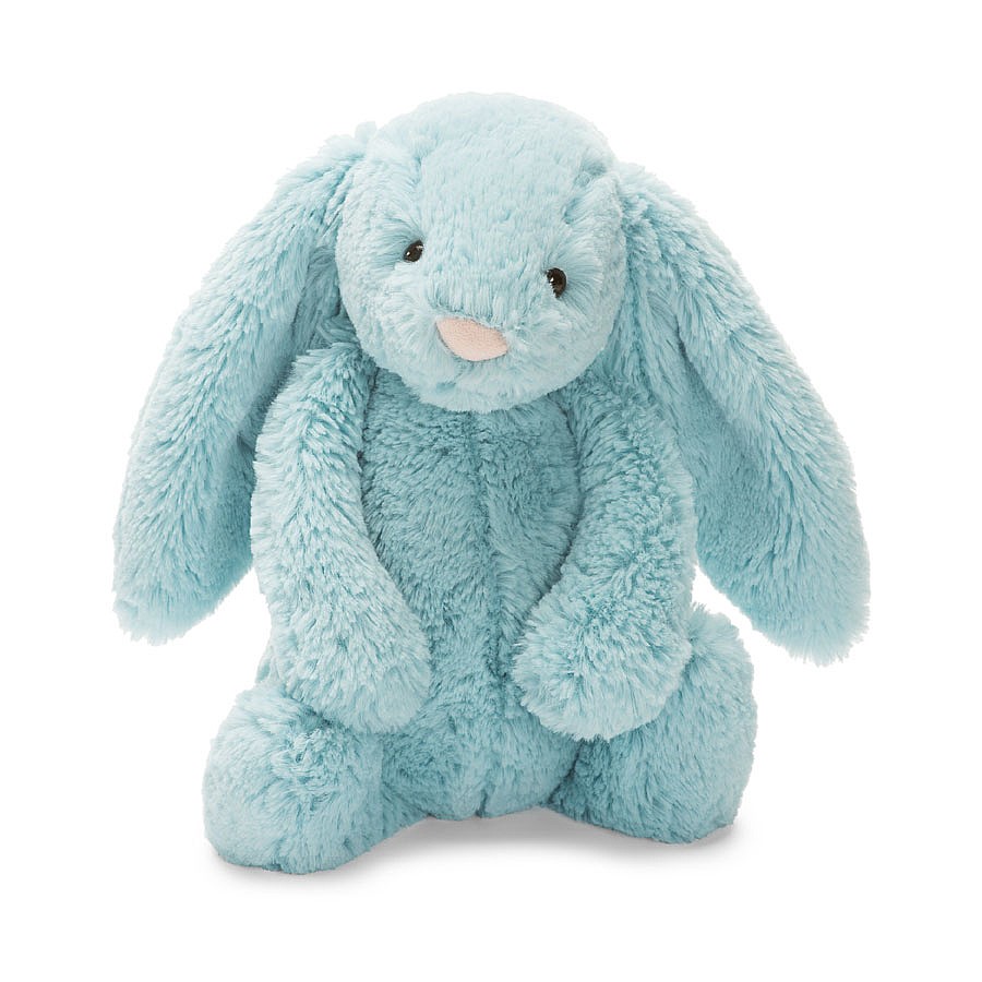 KRÓLIK, Bashful Aqua Bunny, Jellycat, wys. 31 cm